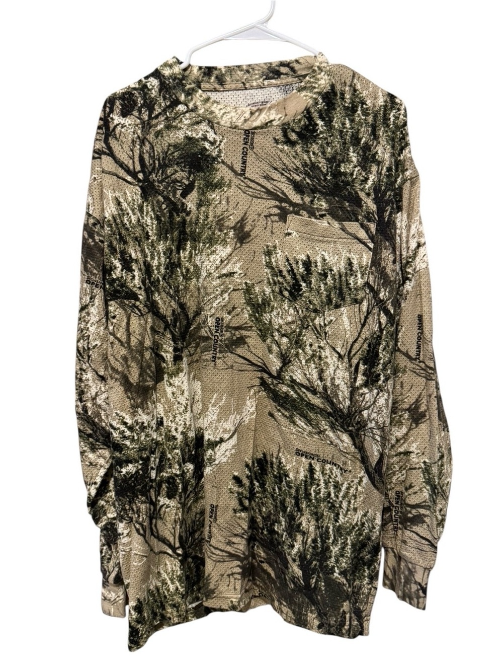Cabela's Men's Long-Sleeve Camouflage Shirt - Green, Tan, Black